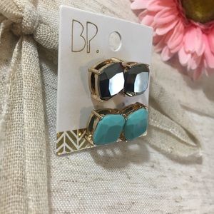 bp Jewelry - π BP Large Gem Stud Earrings bp Jewelry - π BP Large Gem Stud Earrings